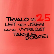 Trvalo mi 25 let než jsem začal vypadat takhle dobře