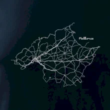 Mallorca - silniční mapa