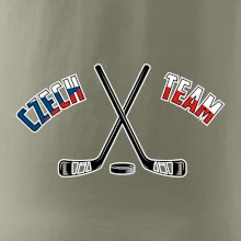 Czech team - hokejky a puk