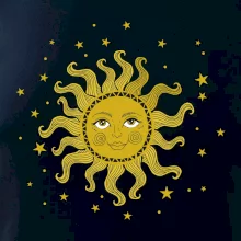 Rodinný set Měsíc - slunce - hvězda  (Pecka Design)