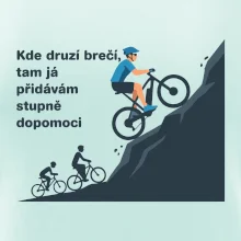 Kde druzí brečí, tam já přidávám stupně dopomoci.
