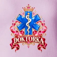 Doktorka - stuhy a kříž