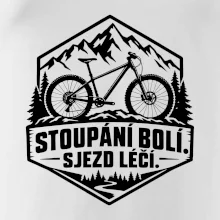 Stoupání bolí sjezd léčí - horské kolo