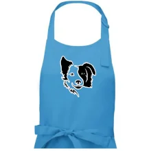 Border kólie obrys hlavy