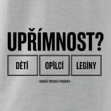 Upřímnost dětí opilci a legíny