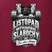 Listopad nevychovává slabochy silový trénink