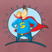 Táta superman - holka