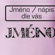 Folklor - jméno - nápis