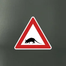 Dopravní značka - krysa