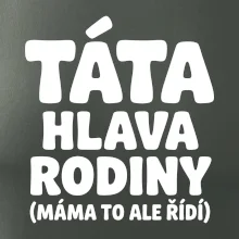 Táta - hlava rodiny  (máma to,  ale řídí)