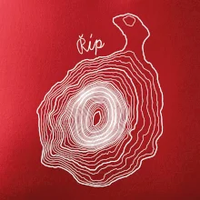 Říp - vrstevnice psací