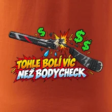 Zlomená hokejka bolí víc než bodycheck