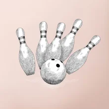 Bowling kresba