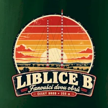 Liblice B retro odznak dvou vysílačů