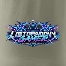 Listopadový gamer s neonovým herním ovladačem