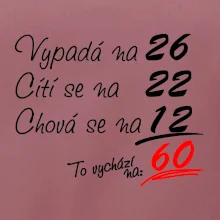 Vypadá, cítí se, chová se - 60 let