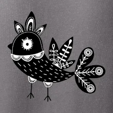 Ptáček černobílý folklór