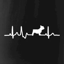 EKG Francouzský buldoček z boku