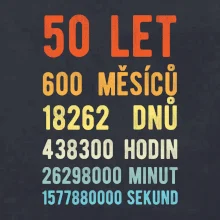 Narozeniny 50 přepočet času
