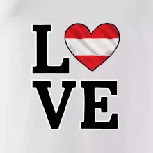 Love Rakouská vlajka