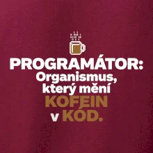 ROGRAMÁTOR Organismus, který mění kofein v kód