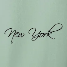 New York nápis psacím