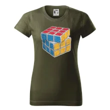 Rubikova kostka kreslená