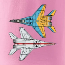 Mig 29 Fulcrum ze spoda a ze zhora