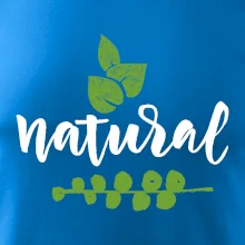 Natural - nápis v listech
