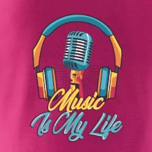 Music is my life sluchátka