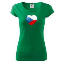 Česká vlajka srdce