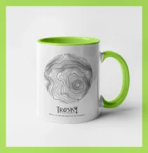 Trosky - vrstevnice v kruhu