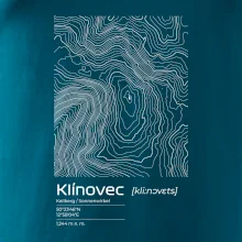 Klínovec - vrstevnice v obdélníku