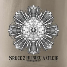 Srdce z hliníku a oleje