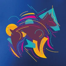 Pes abstrakce hubený