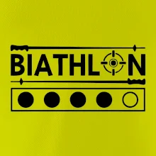 Biathlon terč a hůlky