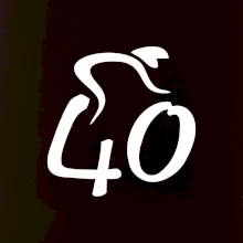 Cyklista slaví čtyřicítku (40)