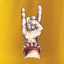 Rocková ruka s náramkem