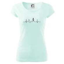 EKG nordic walking žena