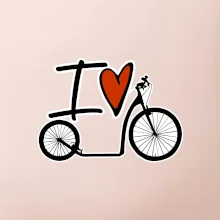 I love koloběžka velké a malé kolo