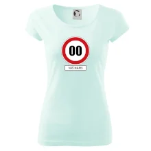 Dopravní značka - rychlost - váš nápis