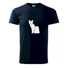 Origami kočka z boku