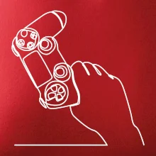 Herní ovladač jedním tahem