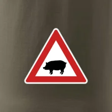 Dopravní značka - Pozor prase domácí