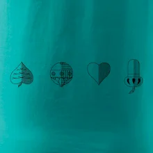 Prší - barvy hracích karet