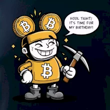 Hodl tight, it's time for my birthday!