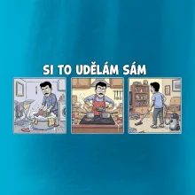 Si to udělám sám - muž s knírkem