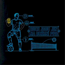 Nohejbal ruce jen na pivo