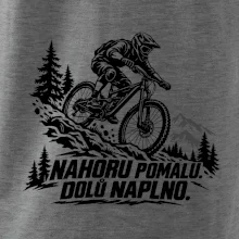 Nahoru pomalu dolů naplno - horský sjezdař
