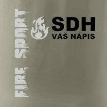 SDH REFLEXNÍ nápis (oheň, firesport, název sboru - vlastní nápis)